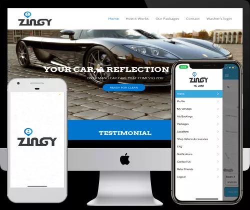 Zingy On Demand Car Wash